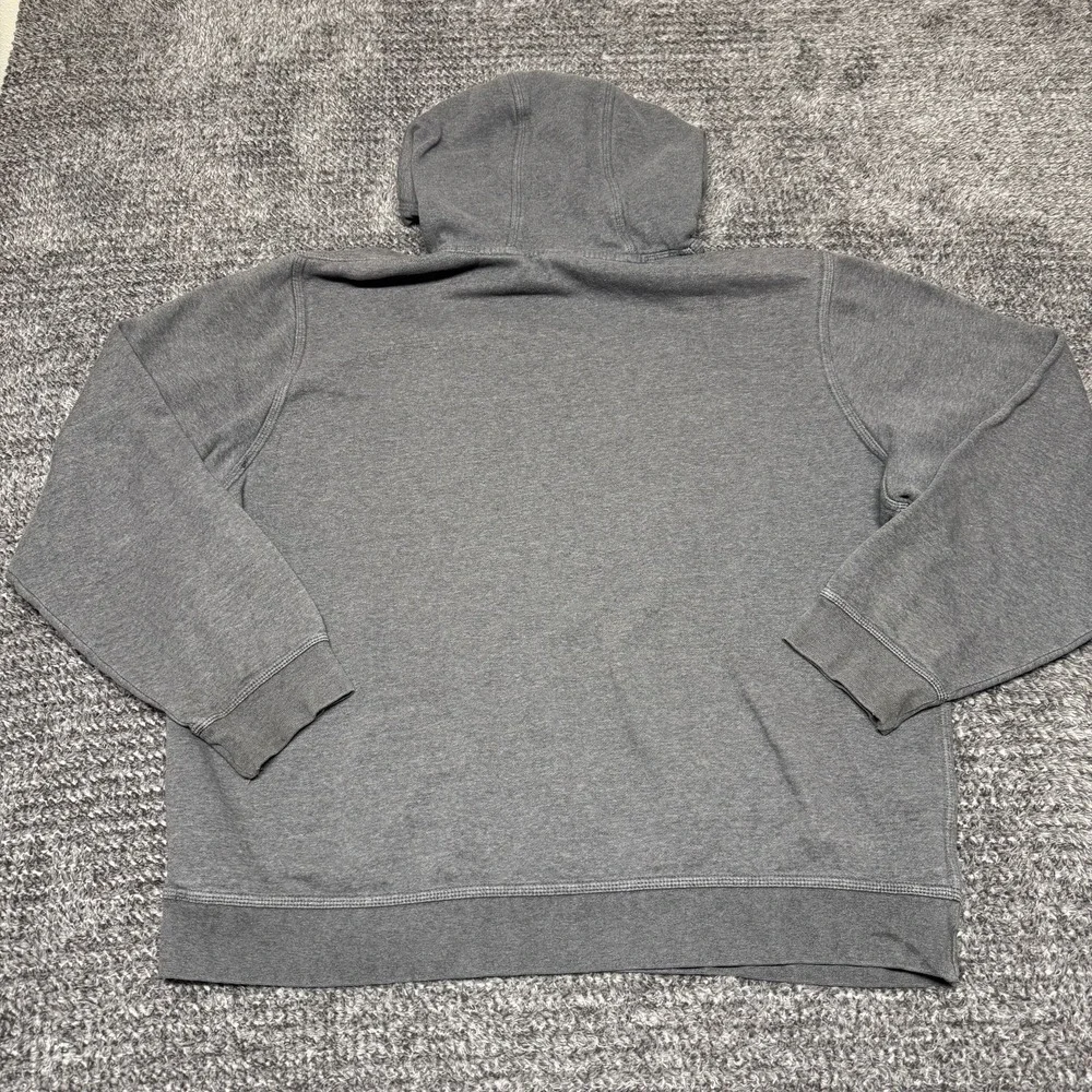Vintage Nike Mens Hoodie XXL Gray Pullover Sweatshirt Embroidered Swoosh‎ Logo